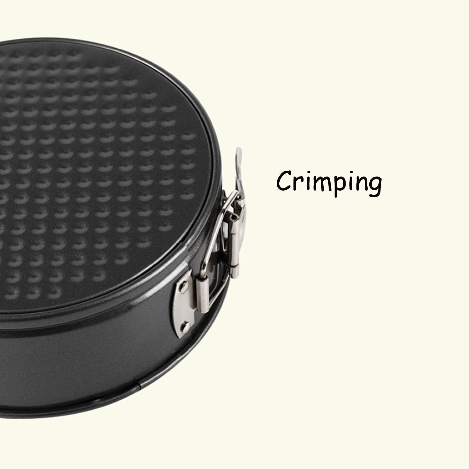 Springform-Set, 24 cm Mini-Kuchenform, runde Käsekuchenform, antihaftbeschichtet und auslaufsicher, geeignet für Mini-Käsekuchen, Pizza und Quiche，26cm