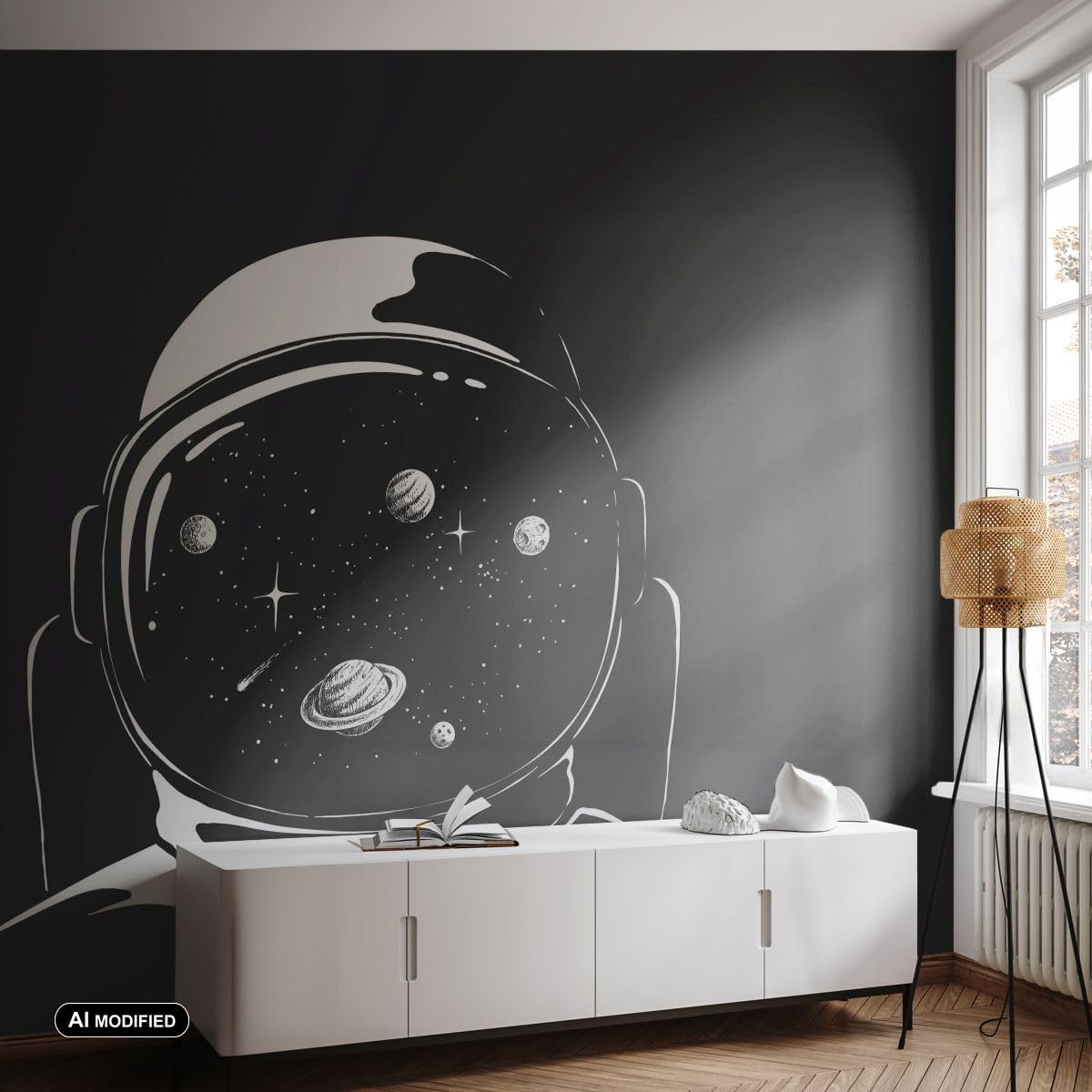 ARTTOR Fotomural 350x256 cm Papel Pintado Infantil Espacio - 5341 - WF1