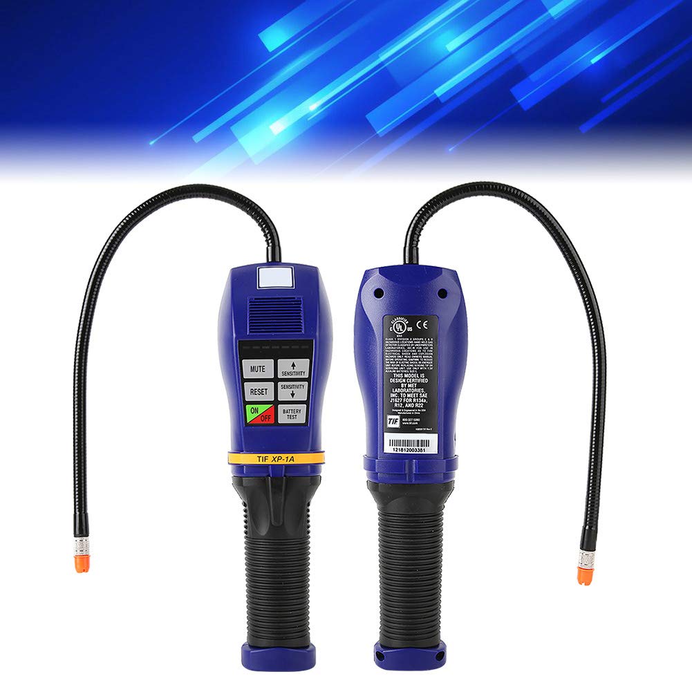 KIMISS Detector de Fuga de Refrigerante de Gas Halógeno TIF XP -1A SF6: Analizador Controlado del Procesador de Alta Sensibilidad con Sensibilidad Ajustable
