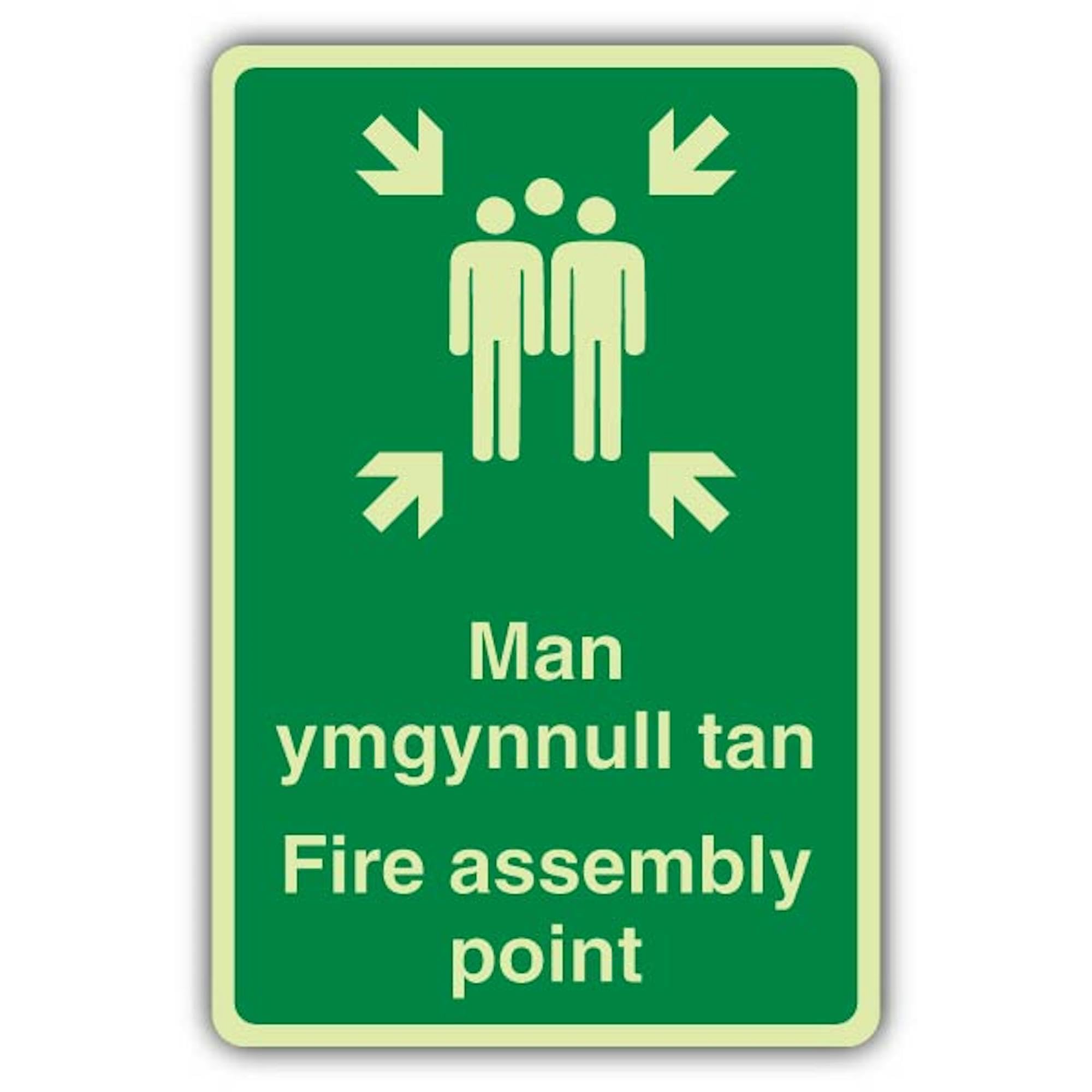 V Safety Fire Panneau de point d'assemblage 400 x 600 mm