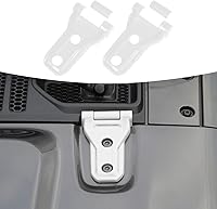Vista 17 de RT-TCZ Kit de decoración exterior para bisagra de capó para Jeep Wrangler JL JLU y Gladiator JT 2018-2023, azul
