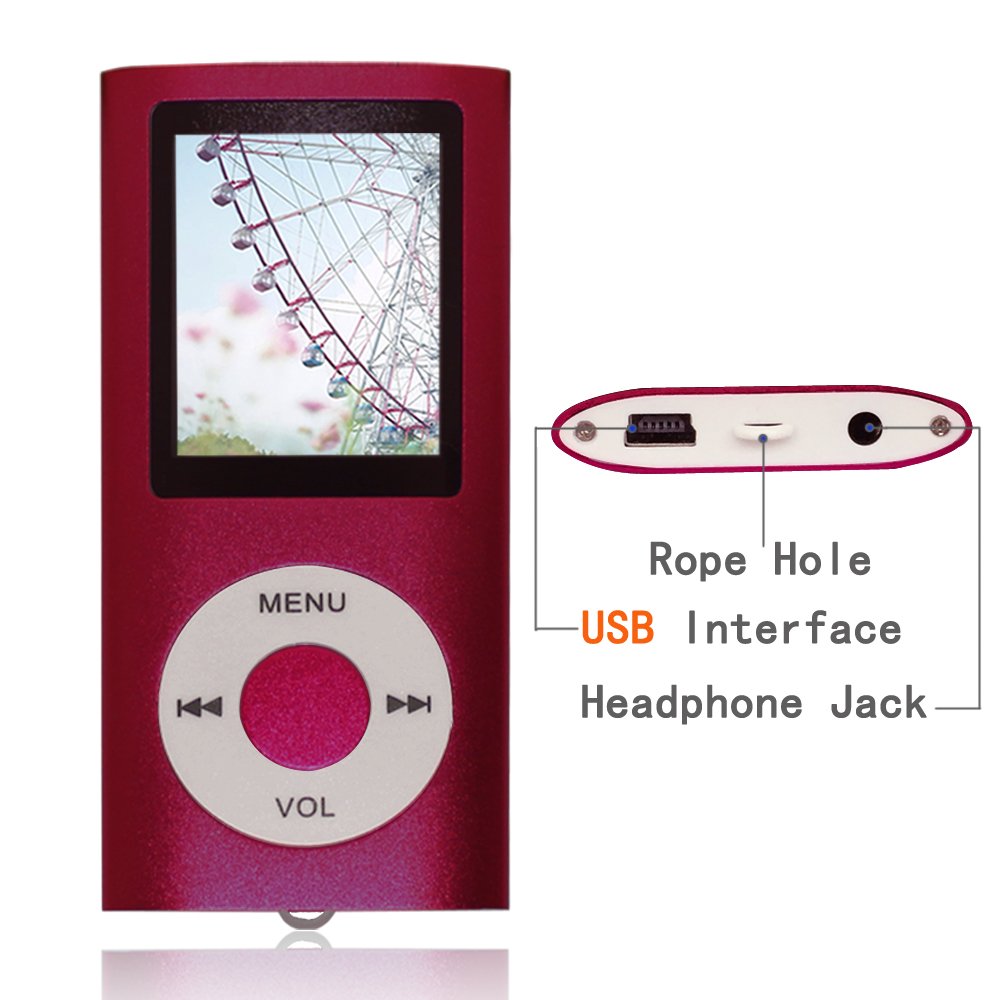 Buy Tomameri 16GB Micro SD Card + Portable MP4 Player MP3 Player Video