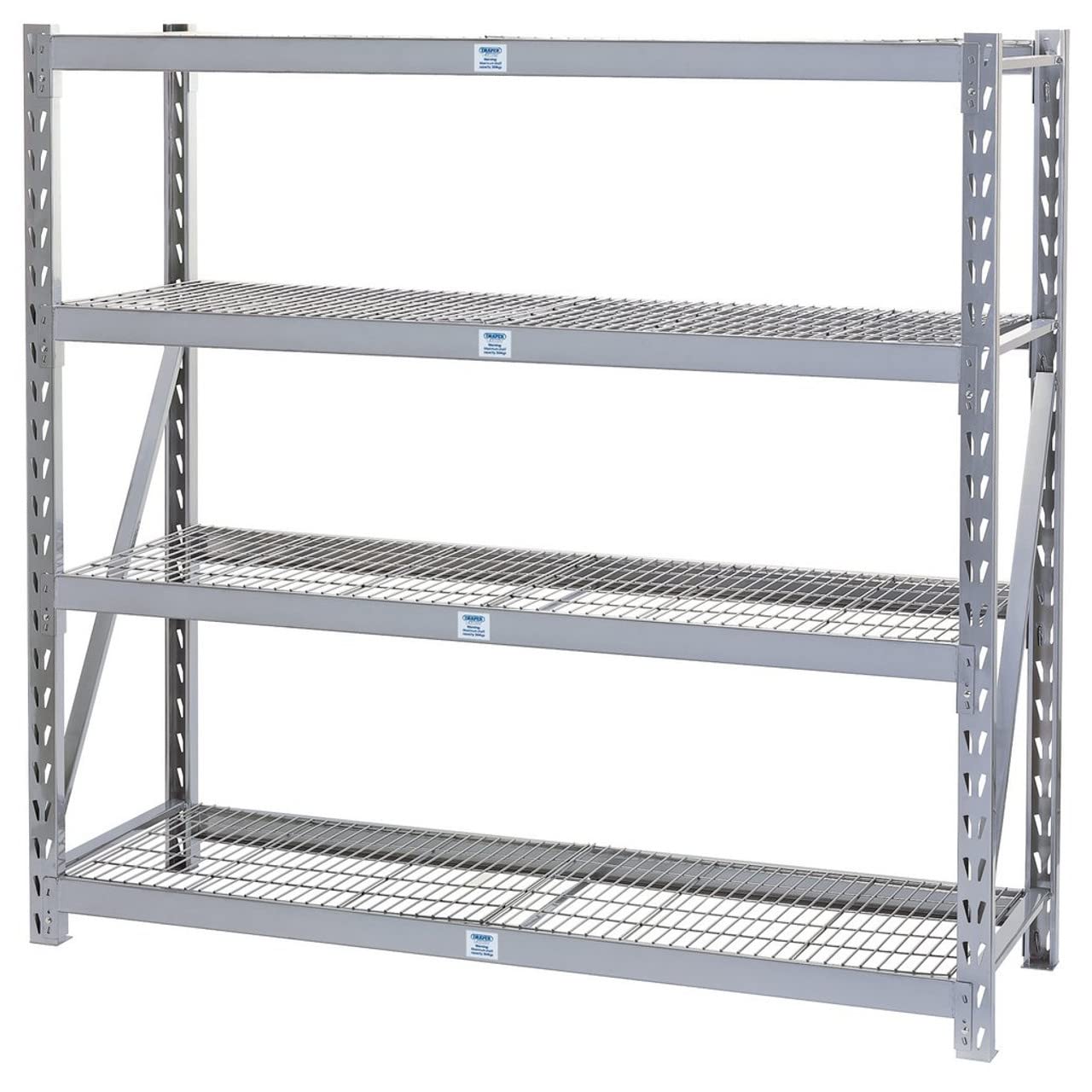 Draper Expert Expert Heavy Duty Steel 4 Shelving Unit, 1959 X 610 X 1830Mm