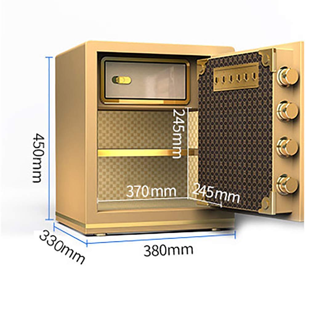 cassaforte, Proteggi Un Pavimento Impermeabile for Ufficio con Tastiera Digitale KE Safe(Gold)