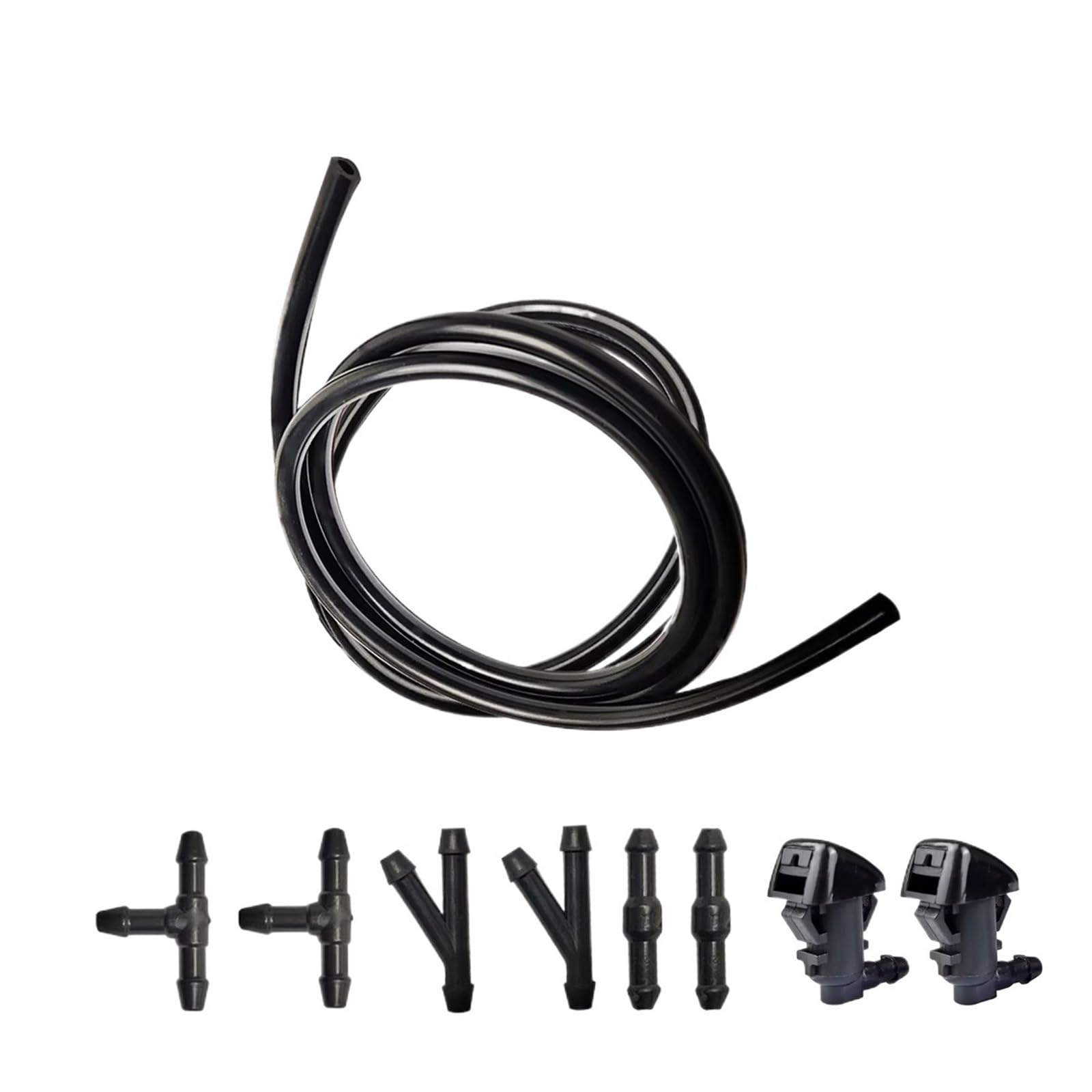 Zhlouytg Rg005 Fit For Jeep Commander Liberty For Dodge Nitro Front Windshield Washer Jet Nozzle 04806312Aa 55157319Aa Front Windshield Spray Nozzles Washer Jet Kit