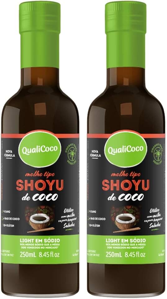 Kit Com 02 - Shoyu de Coco QualiCoco 250mL + 1 Vitamim C+