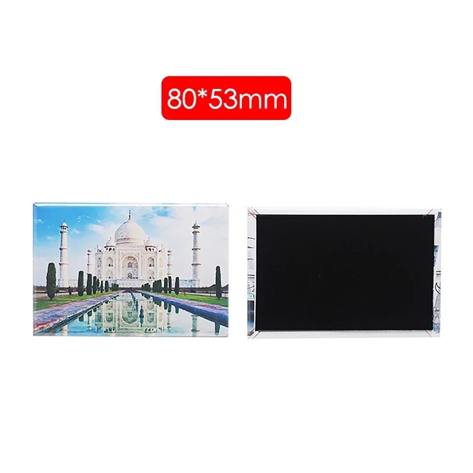 50 zestawów prostokątnych magnesów na lodówkę 80x53 mm Materiały do samodzielnego wykonania do maszyny do produkcji guzików metalowych. Samodzielne wykonanie magnesu na lodówkę. do spersonalizowanego