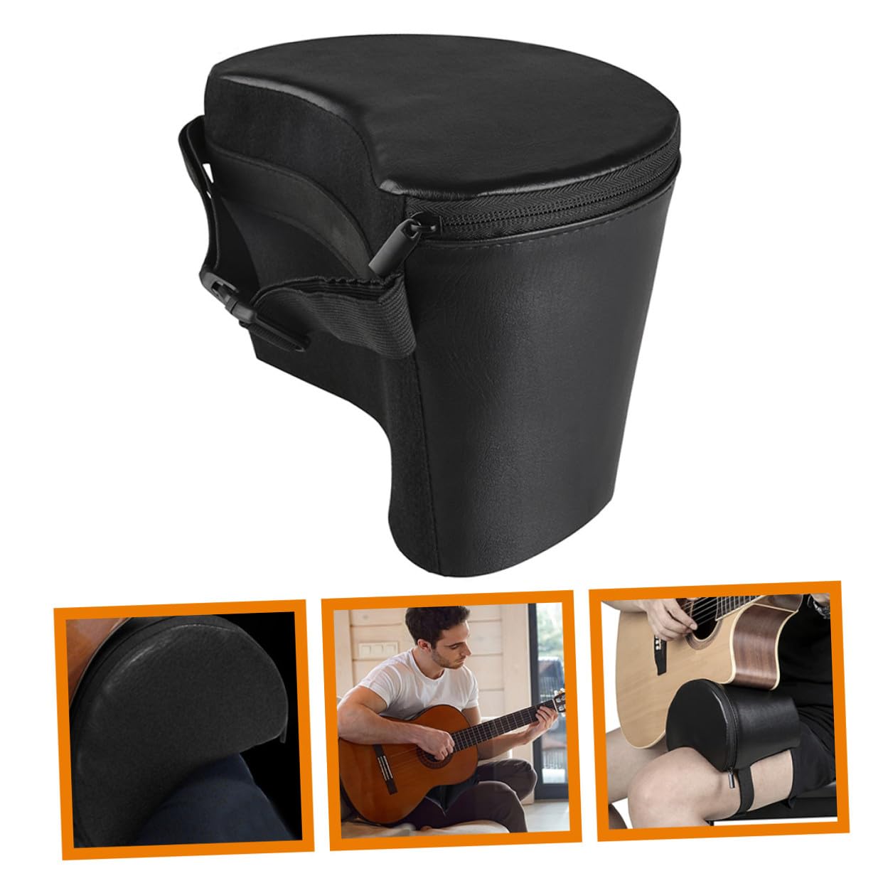 Cuscino in Spugna Artificiale e Leggero Alta Pelle Densità Supporto Facile da Trasportare per Chitarra Elettrica Classica per Musicisti e Principianti