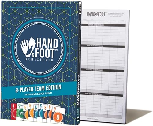 Hand & Foot Remastered Team Play Edition + marcador de 120 páginas