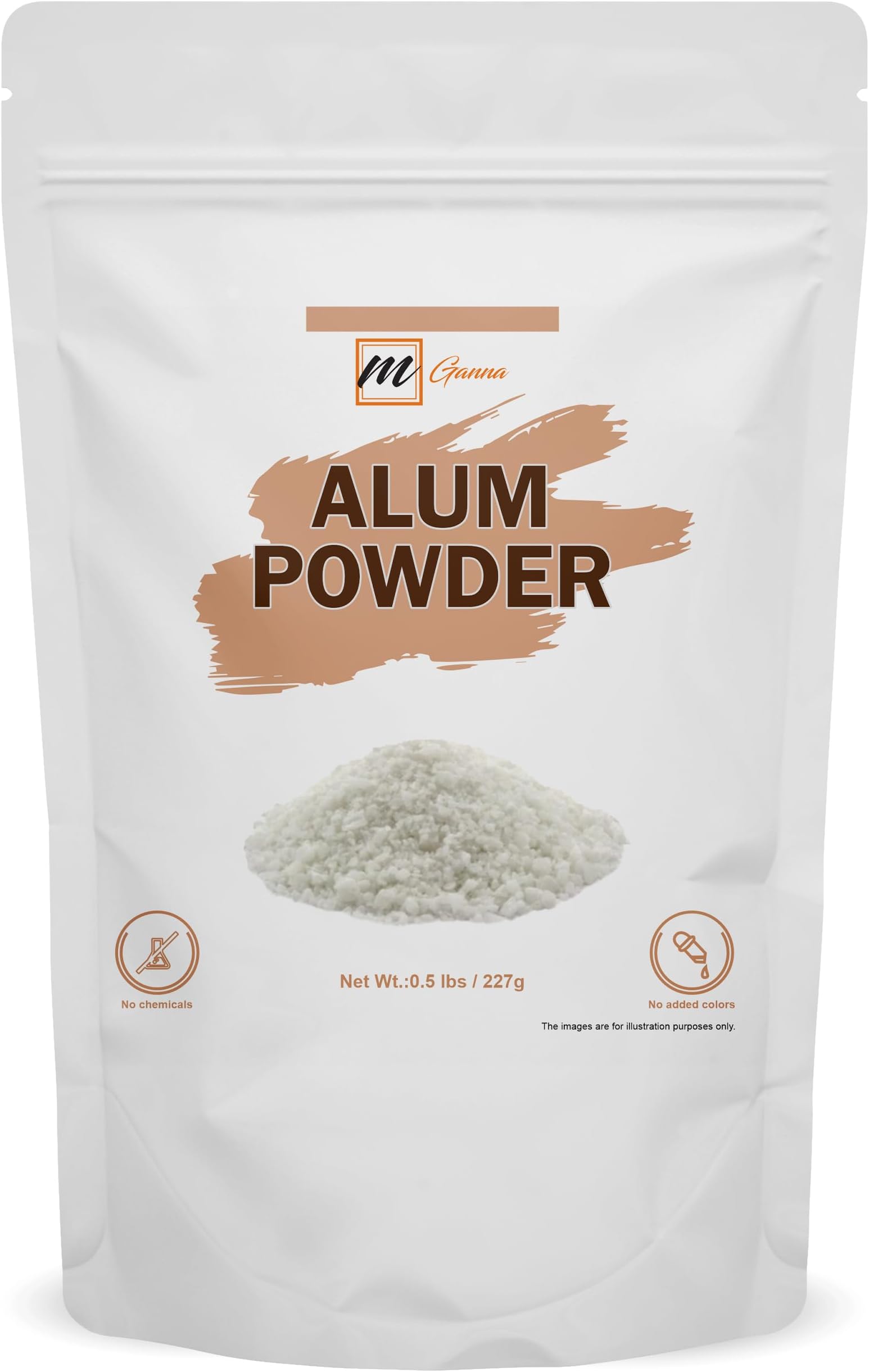 100% Natural Alum Powder 100 g / 0.22 lbs | A Versatile Ingredient for Personal Care & Industrial Applications