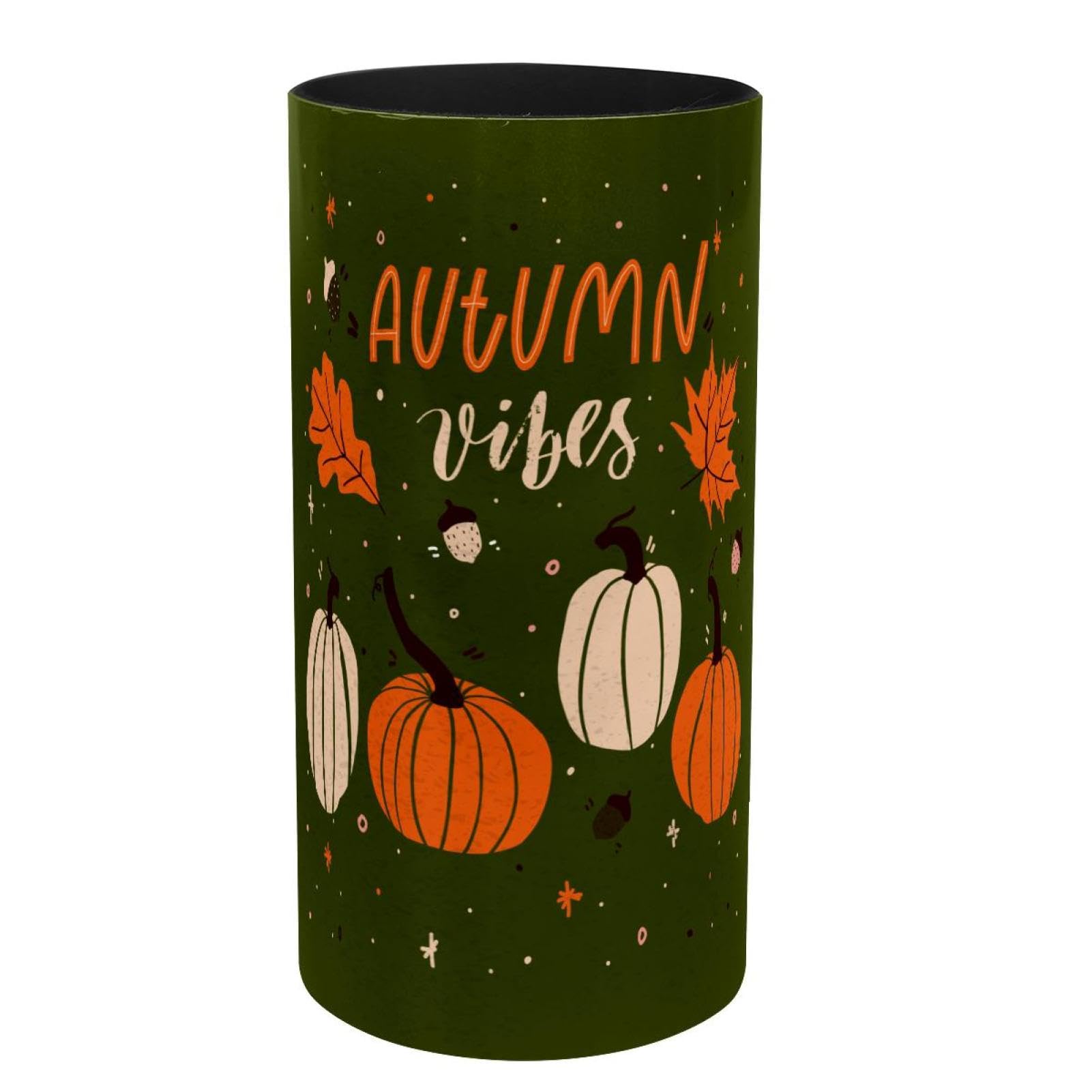 Pot à crayons citrouille d'automne de prestige avec boîte à musique pour bureau