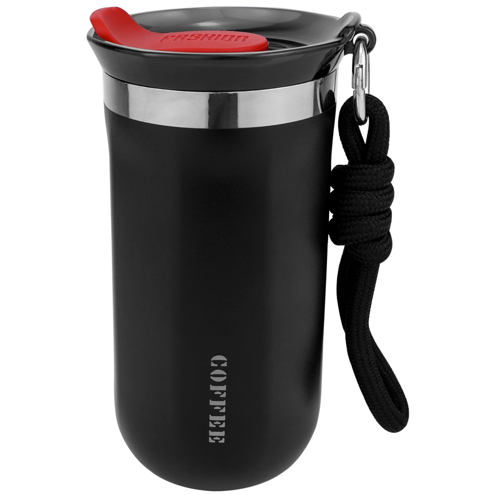 Amazon.com: Disoza 11 Oz Travel Coffee Mug - Insulated Reusable Stainless  Steel Mug with Lid - Spill Proof for Hot and Iced Drinks : Home & Kitchen