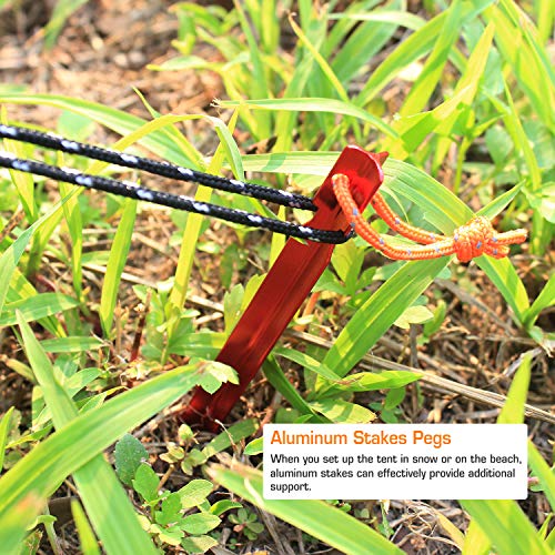 Esup 10 X 10 Ft Hammock Rain Fly Lightweight Windproof Tent Tarp, 210T Ripstop Nylon Material, Camping, Hiking Essential Gear, (Green) #TOP5