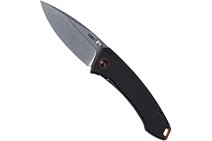 CRKT Tuna Compact EDC Pocket Knife: IKBS Bearings, Thumb Stud Open, G10...