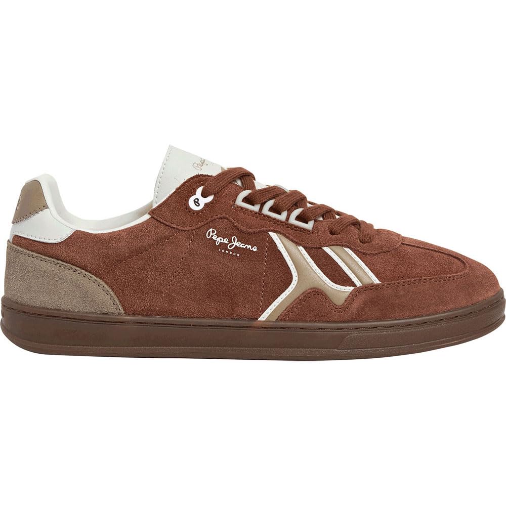 Pepe Jeans Ball Colors M, Sneak Herren, Rot Terrakotta Braun, 46 EU, Rot Terrakotta Braun, 46 EU