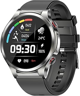 SPeesy Smart Watch for Men,with Answer/Make Calls,HD Touch Screen Fitness Watch with Heart Rate Spo2 Sleep Monitor, IP67 Waterproof Step Counter Smartwatch for Android,Silver
