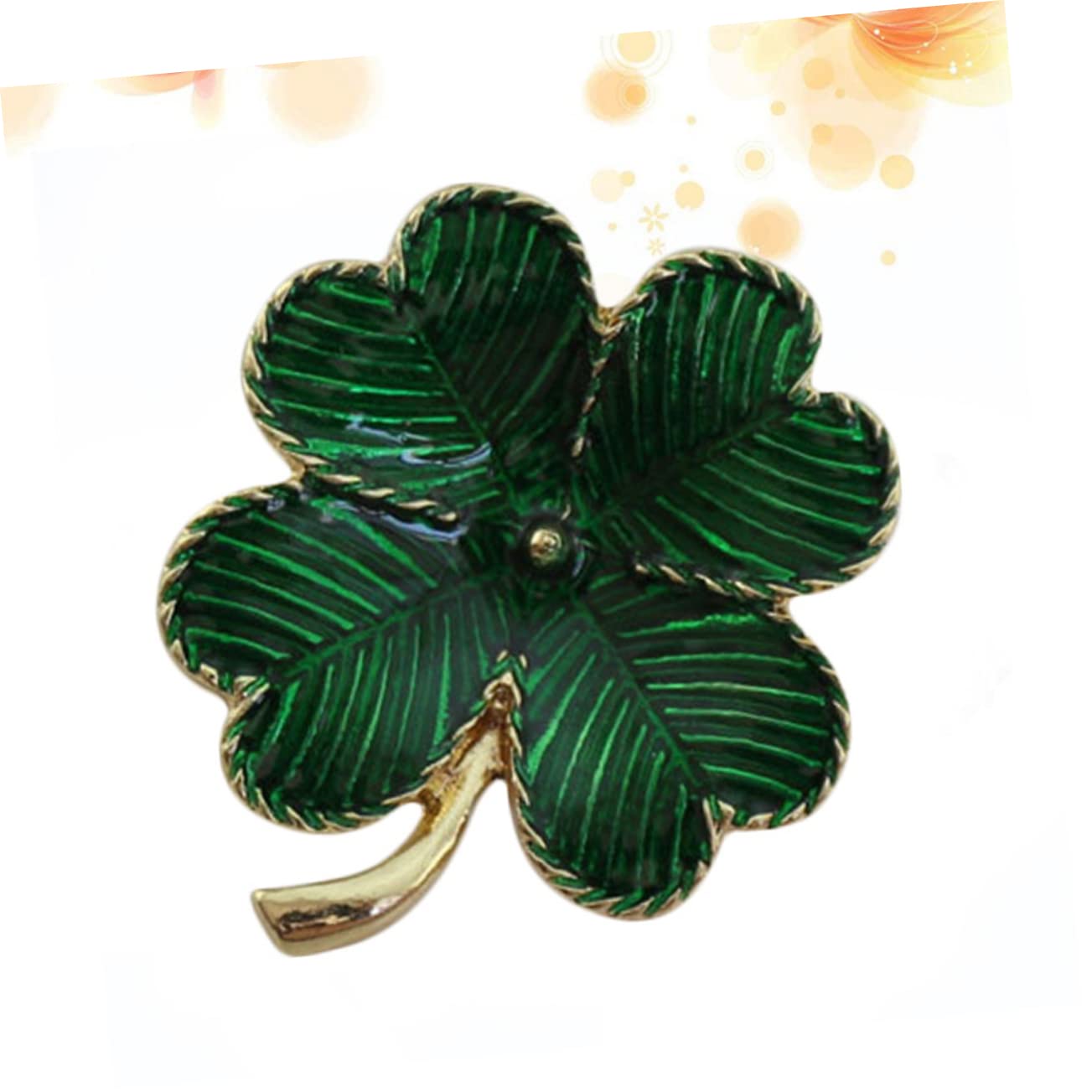 NOLITOY 9 Piezas De Recuerdos De Fiesta Irlandeses Broches De Cuatro Hojas Broches Verdes Embutidoras De Medias Alfiler De Sombrero Ebt Alfileres Irlandeses Accesorios Para El Día