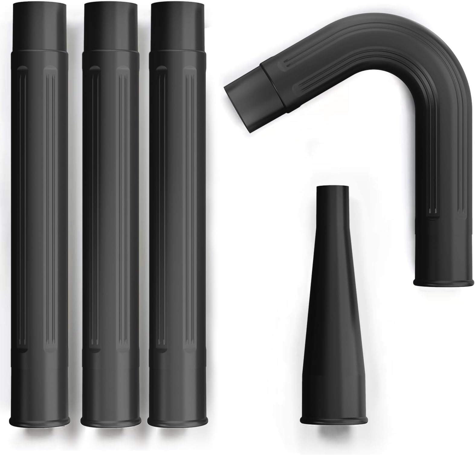 Sealegend Gutter Cleaning Tools for 2-1/2 in. Wet/Dry Vacuum Cleaner, Shop Vac Hose Attachments for Cleaning or Blowing Debris from Gutters Up to 4.8FT, 2-1/2 in. Shop Vac Accessories