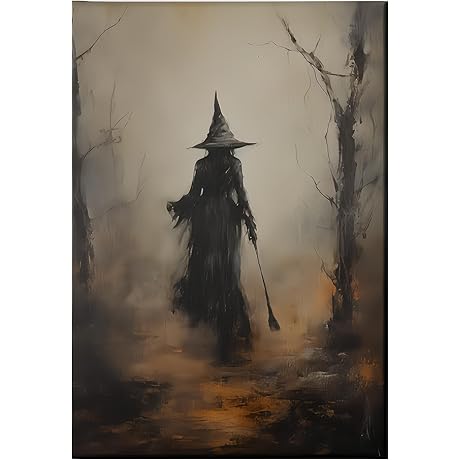 Yayee Witch Halloween Diamond Painting Kits for Adults and Beginners