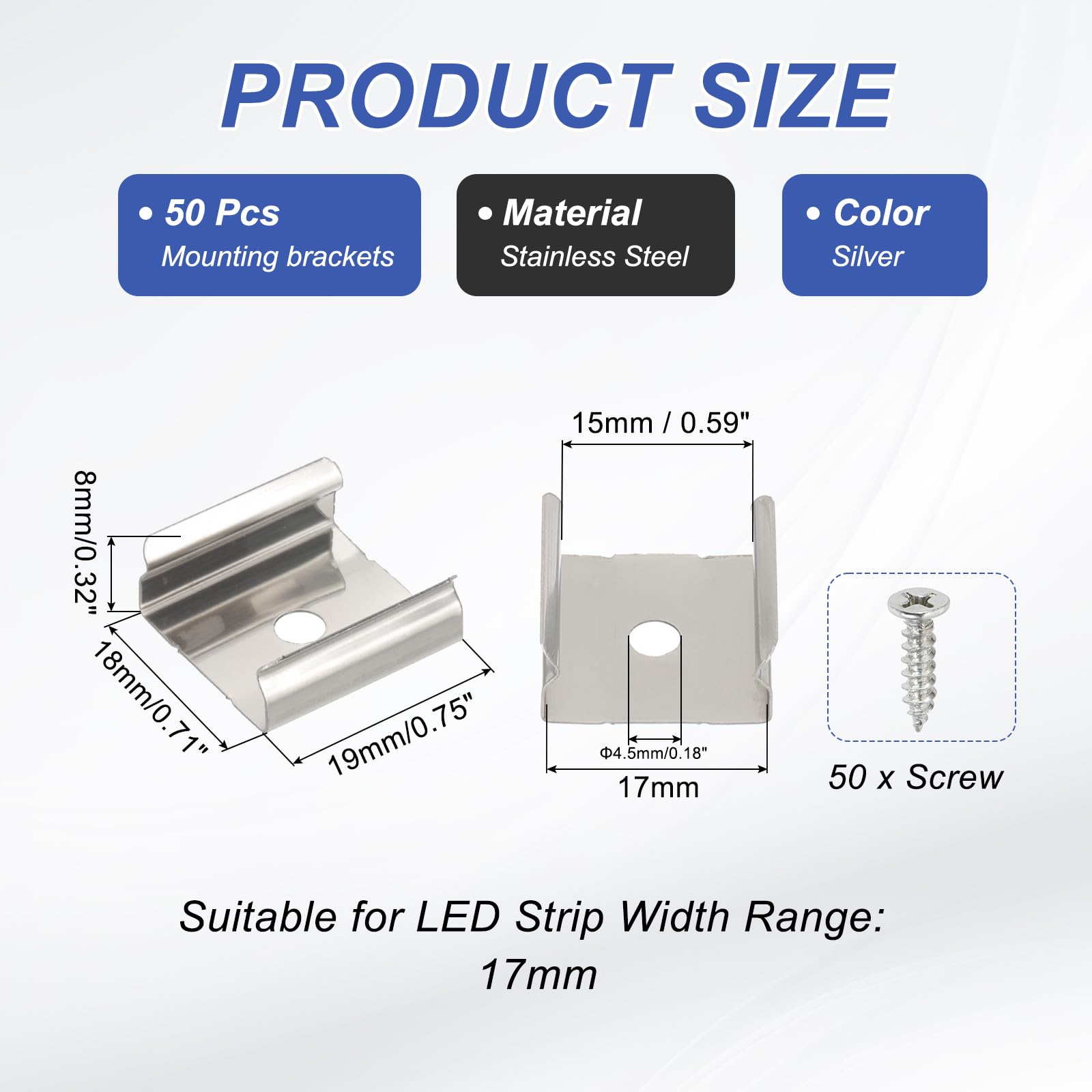 PATIKIL LED Strip Clips - Image 2