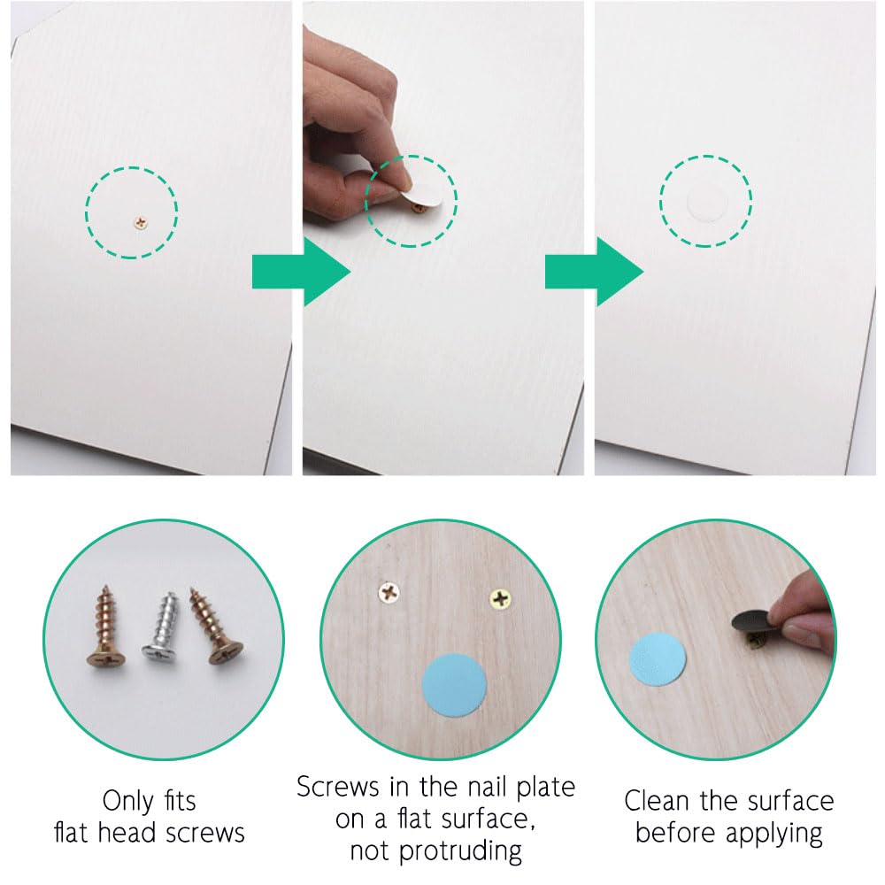 Tappi Decorativi Alluminio Per Mobili Coprivite Autoadesivi Decorativi 13mm In Alluminio - Per Mobili, Unghie, Fori Fori Vite Autoadesivi - Foto 5