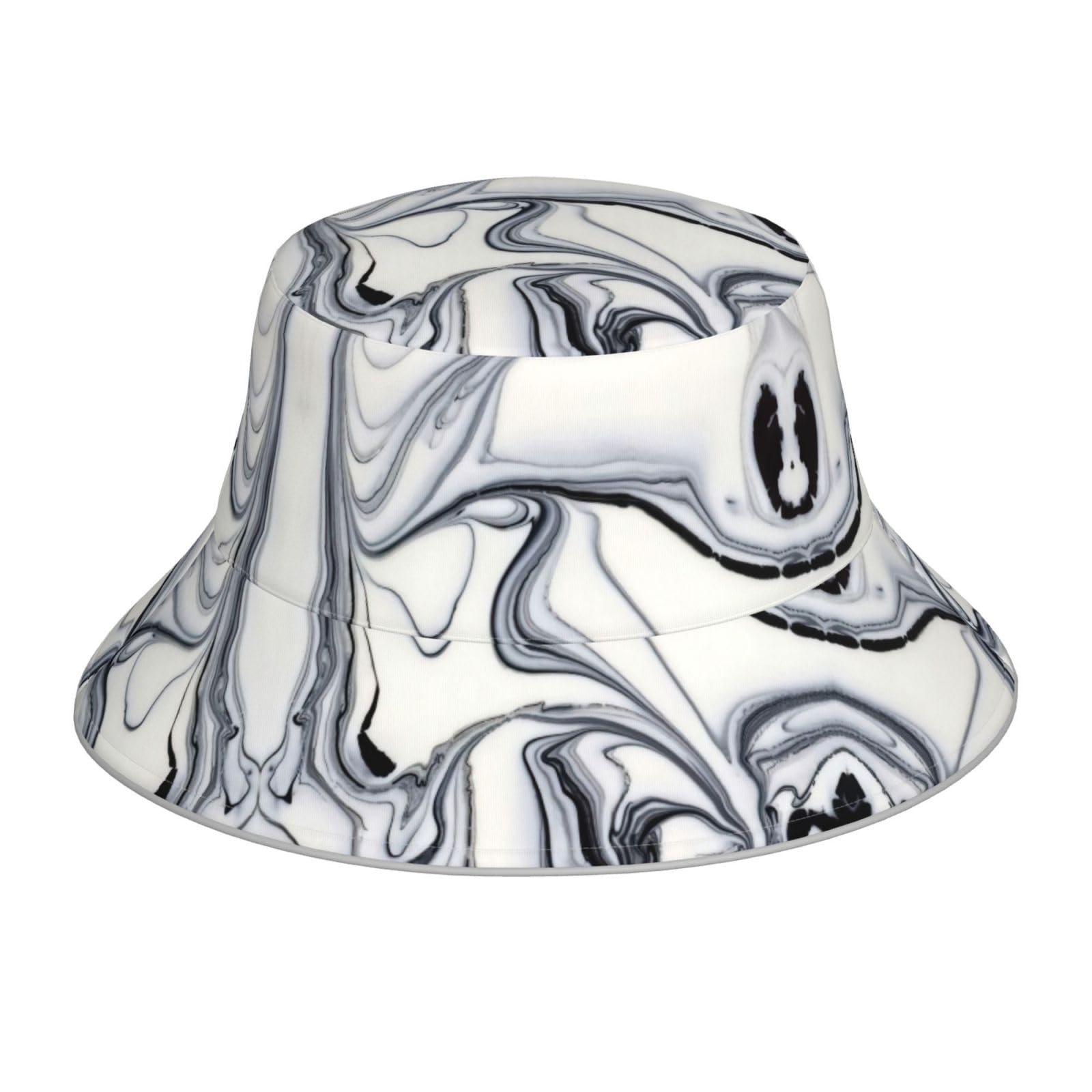OdDdot Sombrero de pescador con estampado de rosas rojas, sombrero de pescador, sombrero de pescador, sombrero reflectante para mujeres y hombres