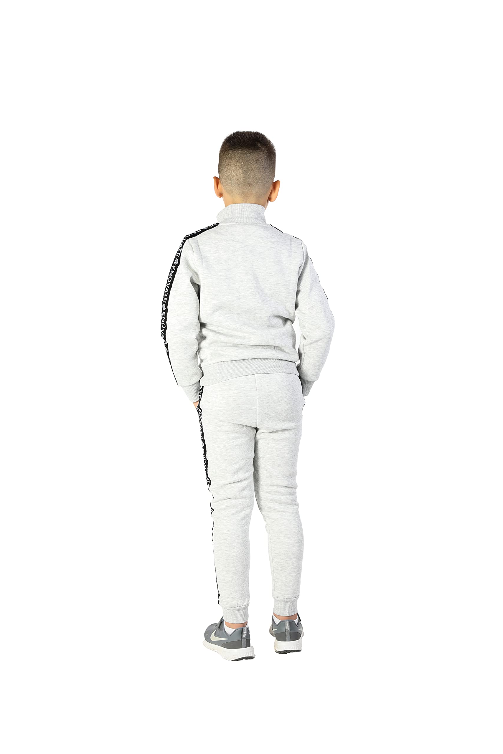 Dziecięcy dres treningowy dla chłopców i dziewczynek, designerski polar z kapturem, bez bluzy z kapturem i spodem, dres do biegania w wieku 7-14 lat