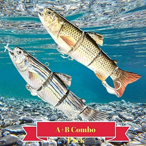 Gmxop Wobblers - Esca elettrica a 4 segmenti