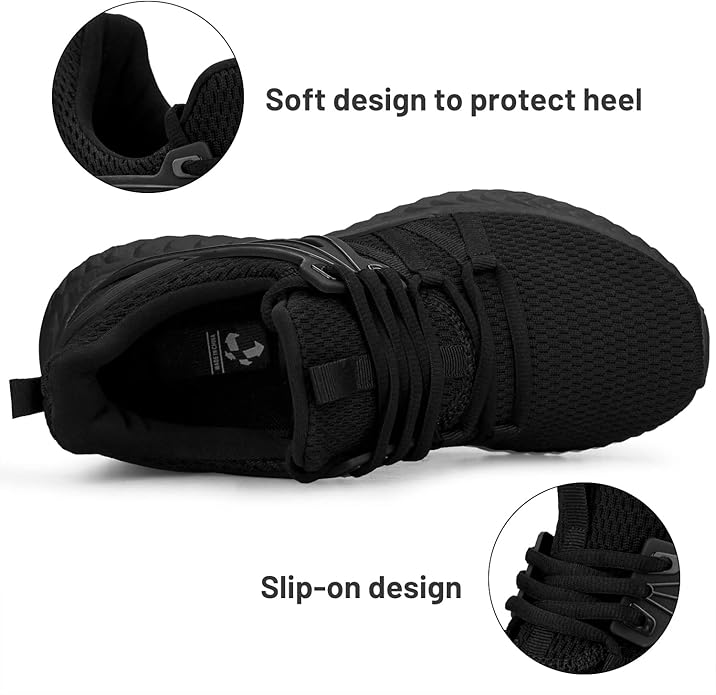 Abboos Womens Slip On Sneakers Women Walking Tennis Shoes Lightweight Casual Sneakers for Gym Travel Work