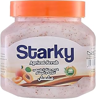 كريم مقشر طبيعي ستاركي بالمشمش للوجه والجسم - 300 مل