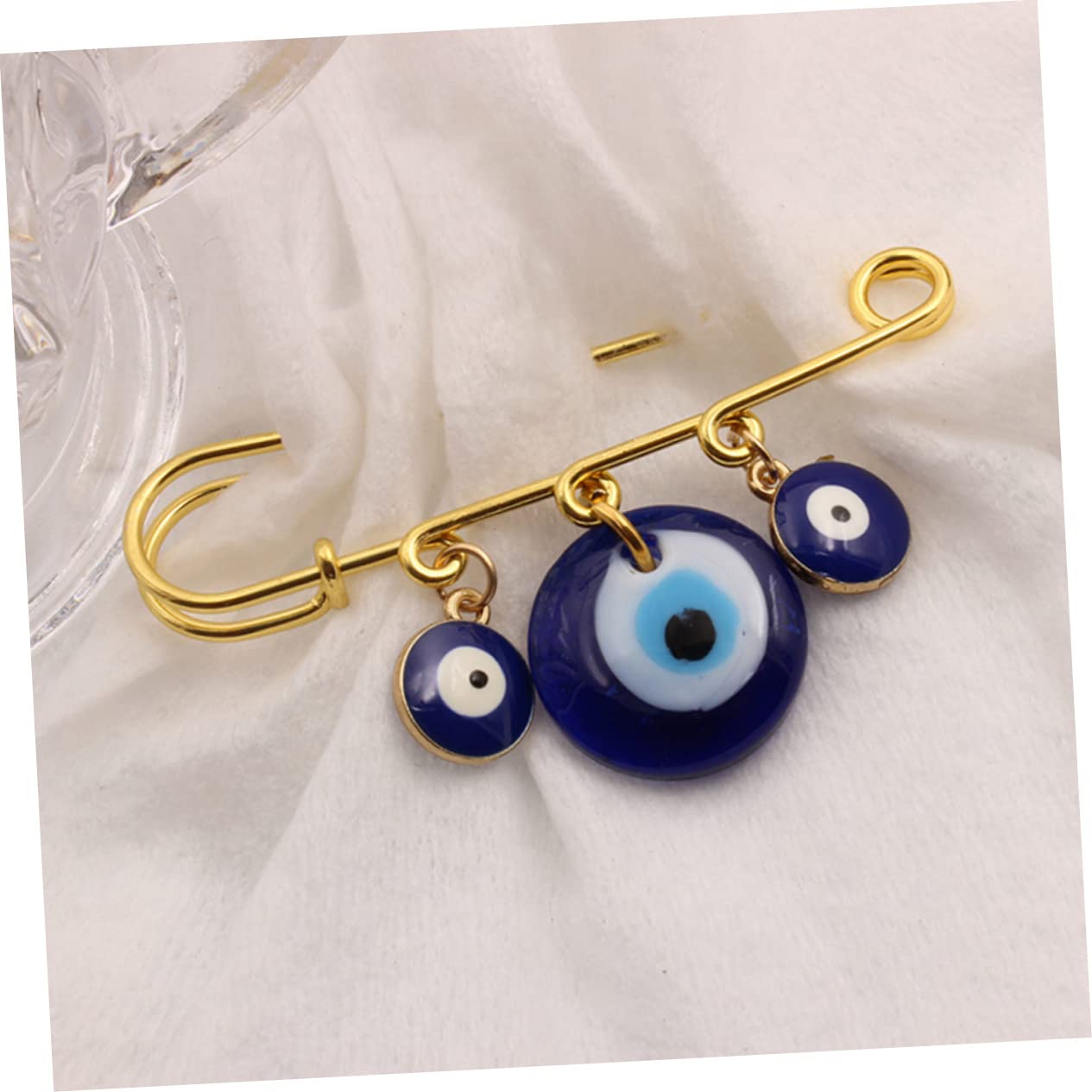 Tofficu 15pezzi Spilla Brooch Con Pendenti Occhio Spilla Decorativa Per Donna Accessorio Moda Unico Per Abbigliamento e Borse