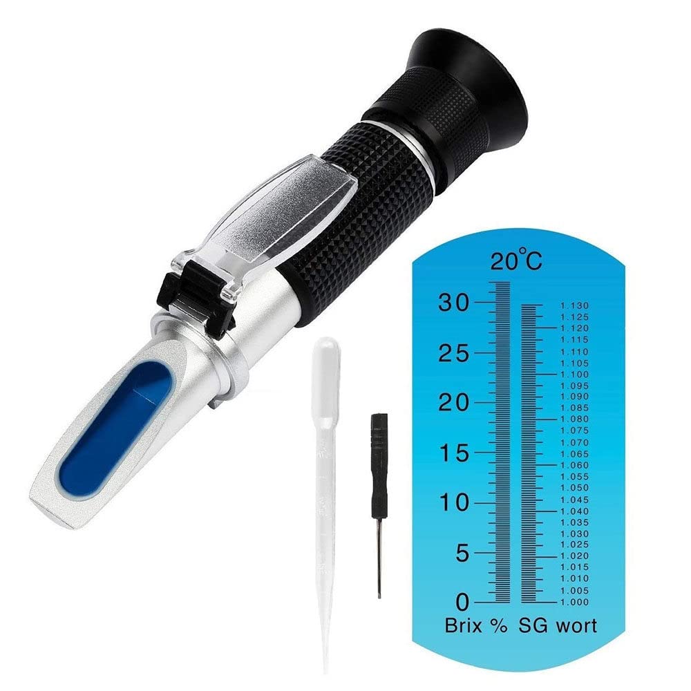 Buy LJJTDS Refractometer for Homebrew Wort Refractometer, Dual Scale