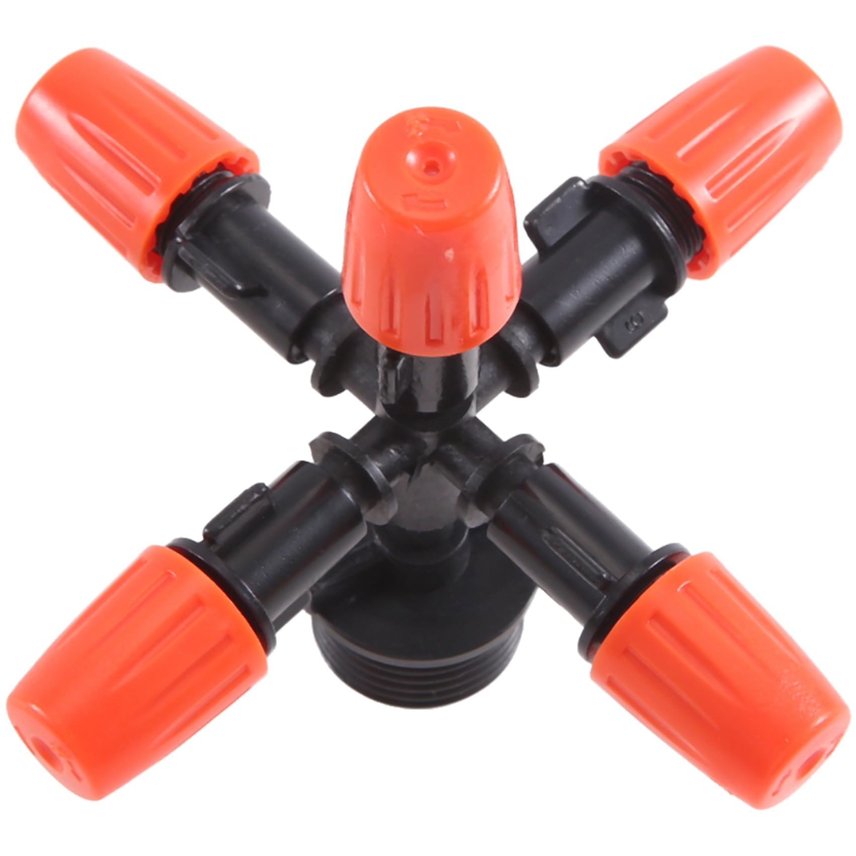 Tiyao Garden Sprinklers Automatic Watering Grass Lawn 360 Degree Circle Rotating Water Sprinkler 5 Nozzles Garden Pipe Hose