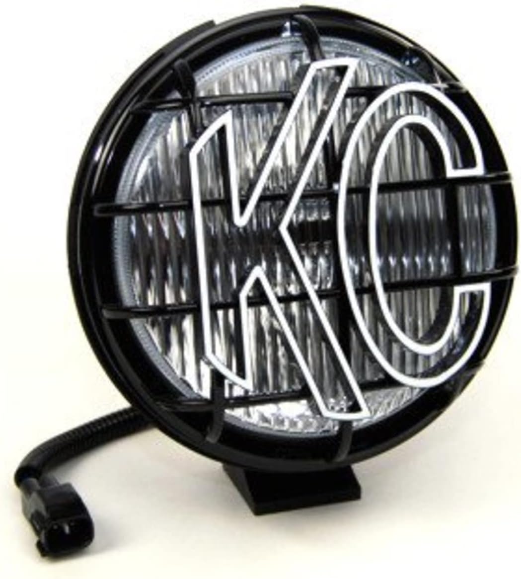 KC HiLiTES 1134 Apollo Pro 6" 55W Replacement Fog Light with Polymax Housing and Stone Guard for Jeep Wrangler TJ
