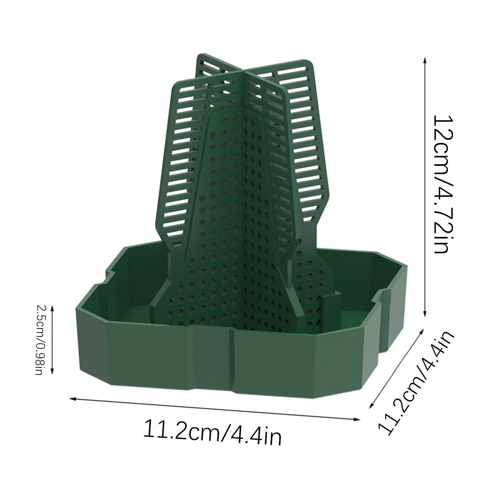 Karmnik | Organizator ?ywego | Podajnik superrobaków | Akcesoria do karmienia kameleona z 11,2 x 11,2 x 12 cm / 4,41 x 4,41 x 4,72 Idealny dla zdobyczy
