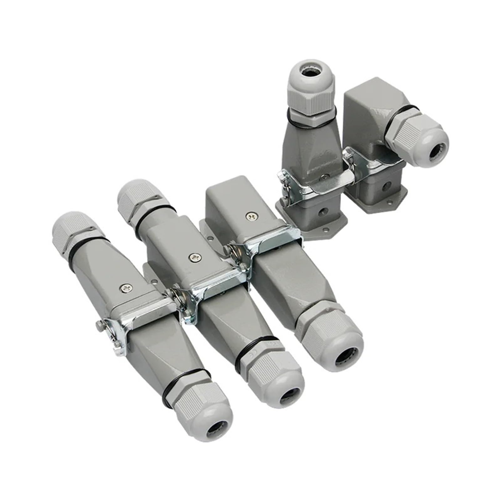 HA Hochleistungs-wasserdichter Steckverbinder - 4/5/6/8-poliger Industrie-Luftfahrtstecker for zuverlässige elektrische Verbindungen, 1 Stück(5 Terminal Type E)
