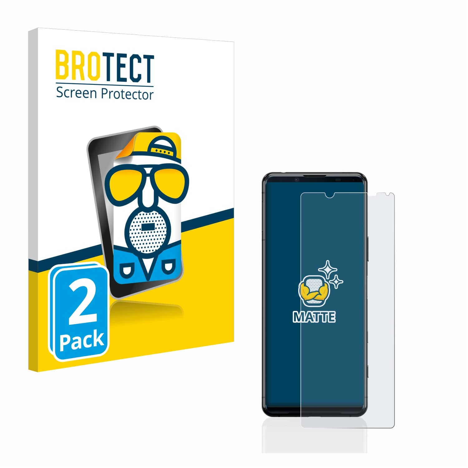 Pellicola Protettiva Anti-riflesso Per Sony Xperia 10 VI - 4x Pellicole