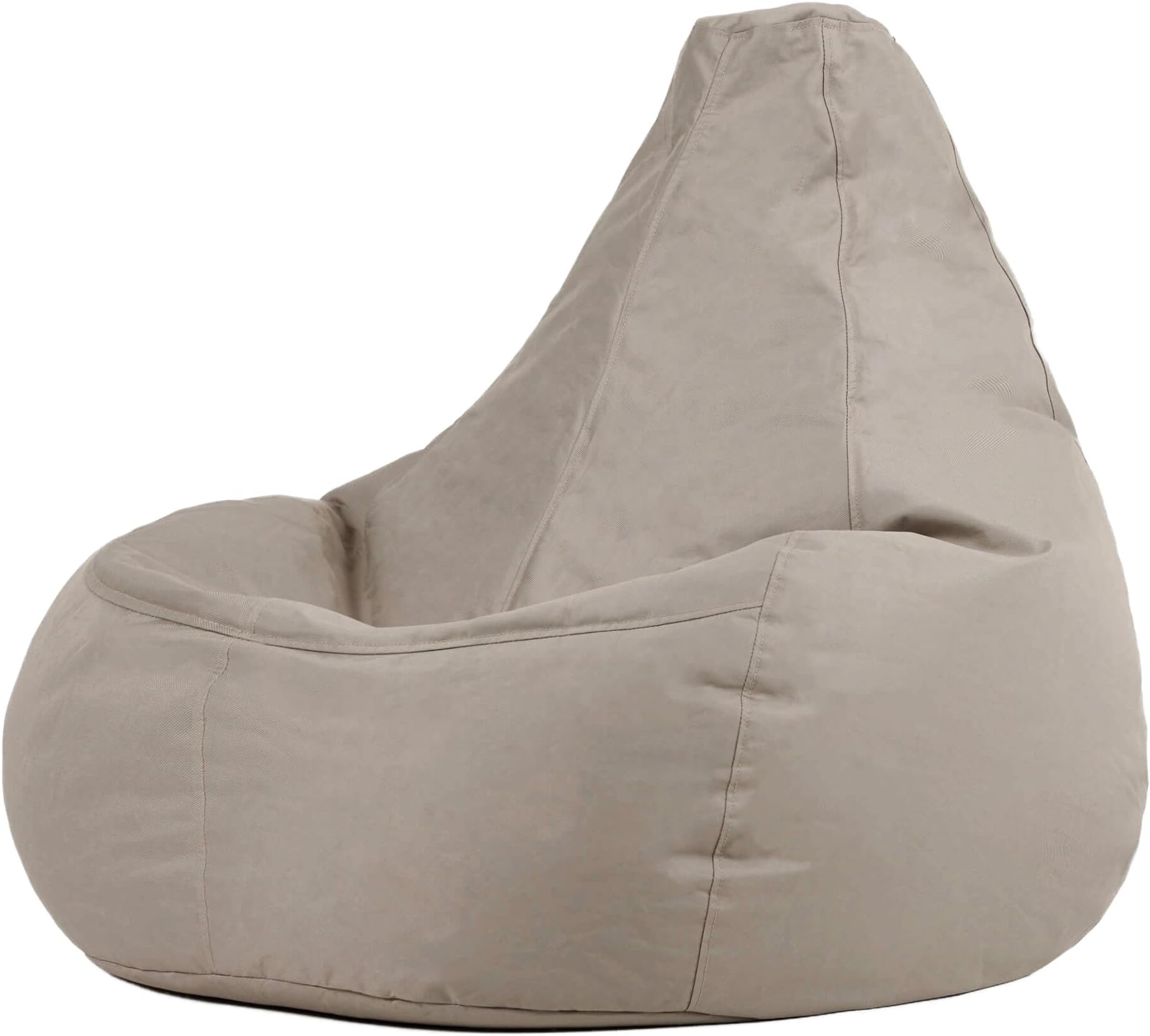 Bean Bag Bazaar Dalton Gaming Bean Bag Chair, Stone Beige, Water Resistant Fabric, Beanbag for Indoor and Outdoor Use with Filling Included, Gaming, Bedroom, Living Room, Garden