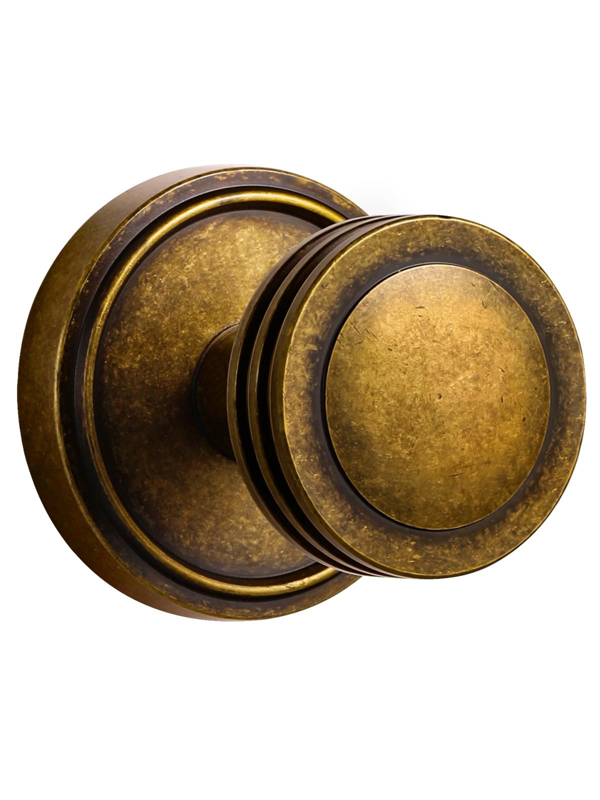 Photo 1 of SORWDUERM 4 Pack Dummy Door Knobs - Antique Brass
