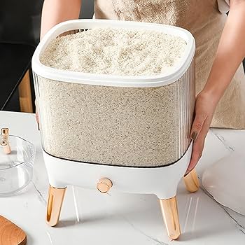 PAPA　米びつ0キロ用　20キロ用 Amazon｜米びつ 20kg キッチン保存容器 米保存容器 密閉防湿