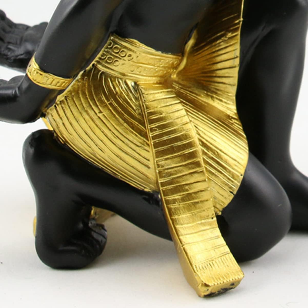 Luxshiny 2Pcs Creative Anubis Shaped Wine Rack Elegant Wine Holder for Home Bar Ktv Parties and Restaurants Unique for