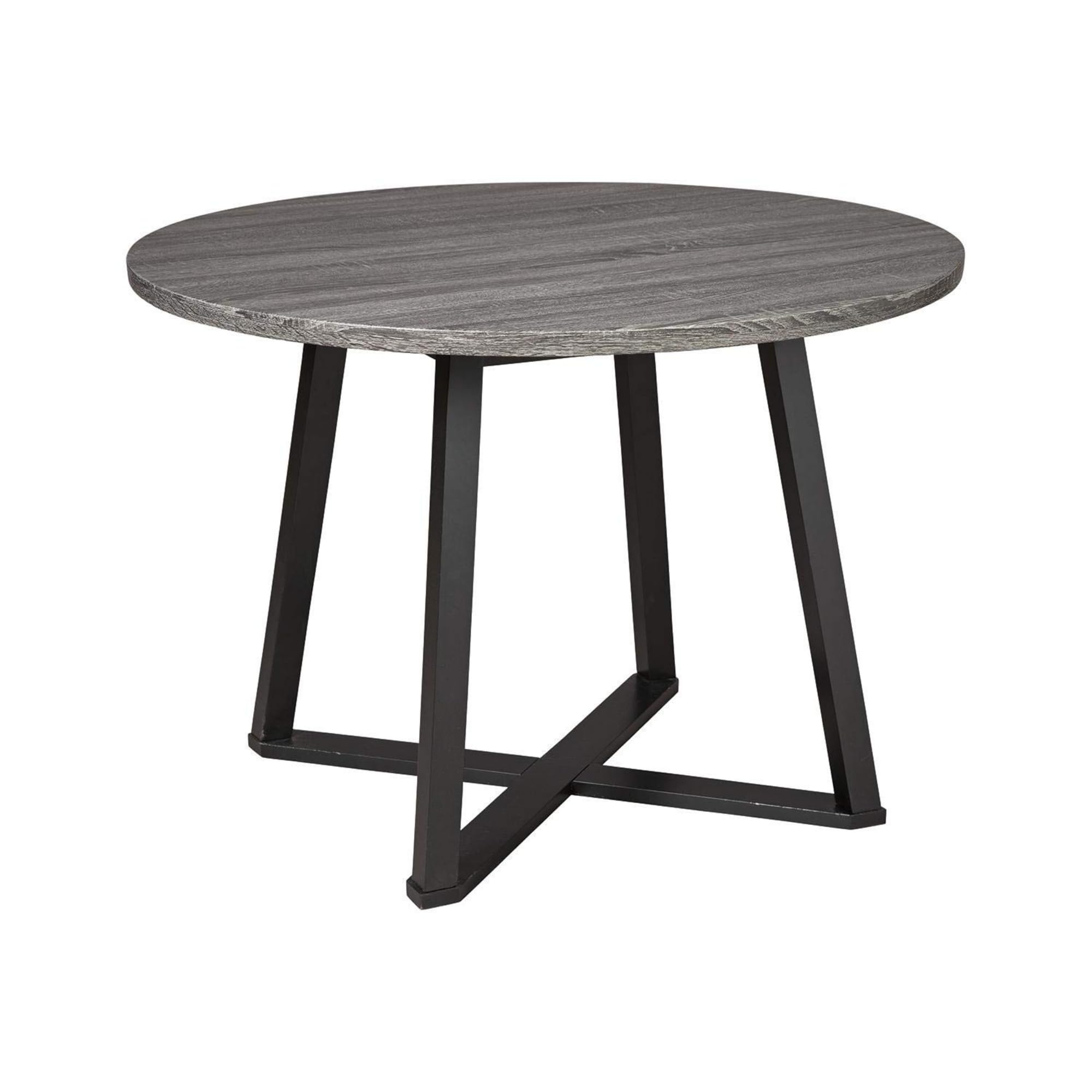 Signature Design by Ashley Centiar Dining Room Table, Gray/Black