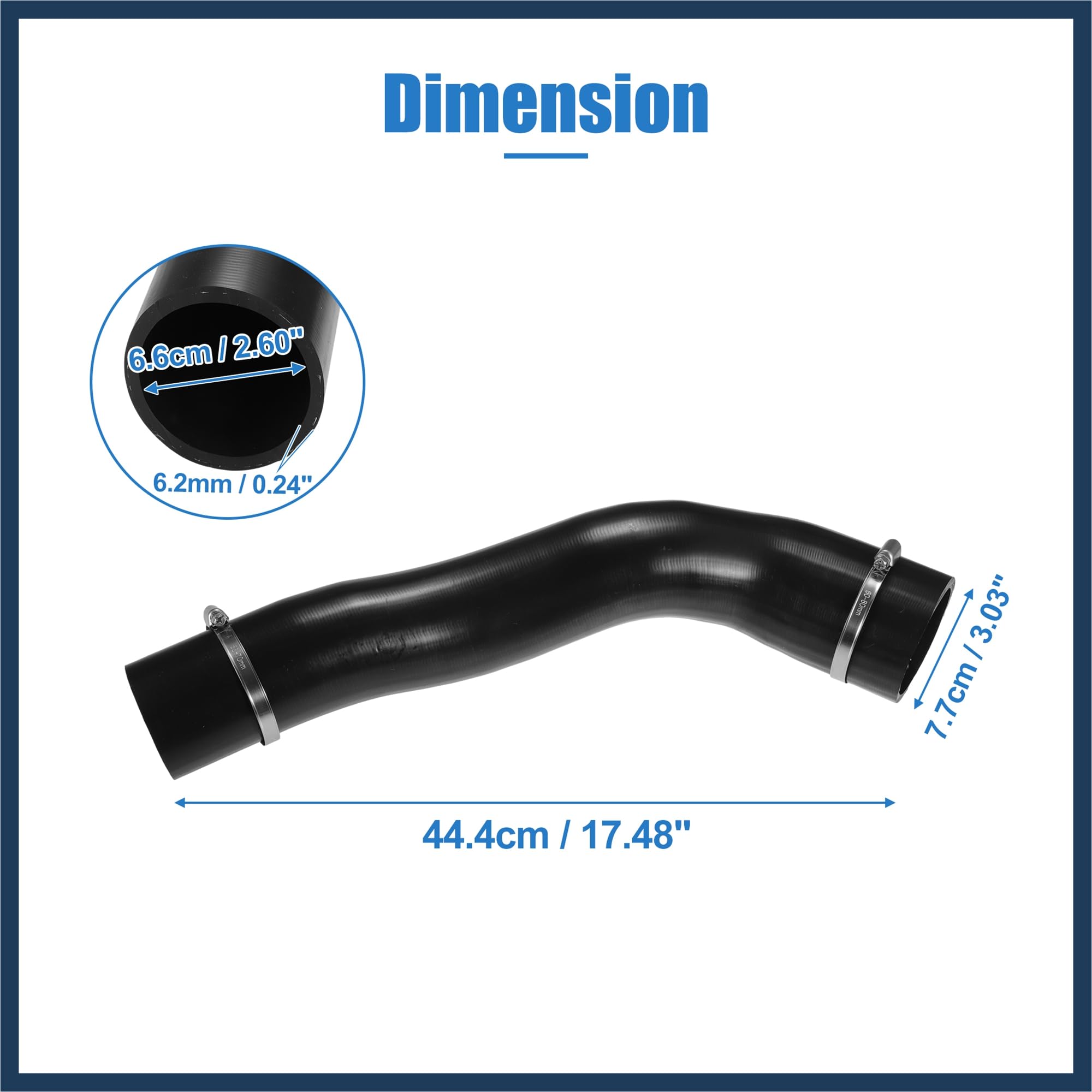 Intercooler Turbo Manguera para Mitsubishi L200 para Triton 2.5 D 2004-2016 Manguera de reparación de tubería intercooler 1505A088 1505A850 diseño elegante