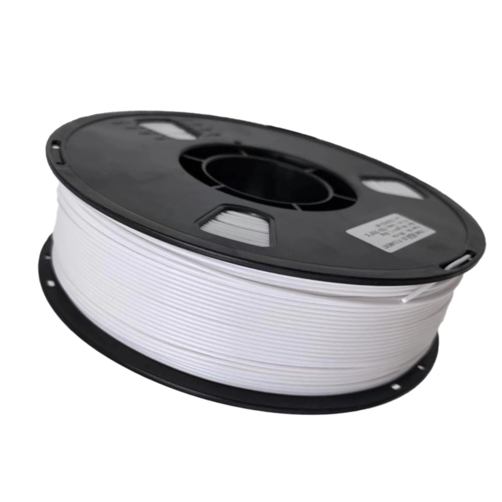 PLA 3D Drucker Filament 1.75mm 330m reines Farbfilament ohne Verknotung hohe Haftung und Überhangstabilität für präzises Drucken (Weiß)