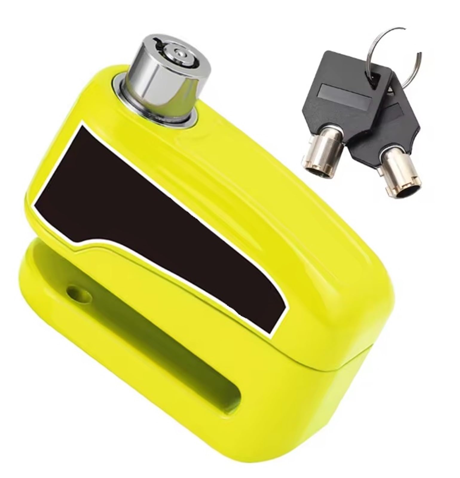 Motorcycle Handlebar Lock Motorcycle Lock Alarm Protection Padlock Waterproof Brakelock with Keys Safety Motorbike Lock Security(Green)
