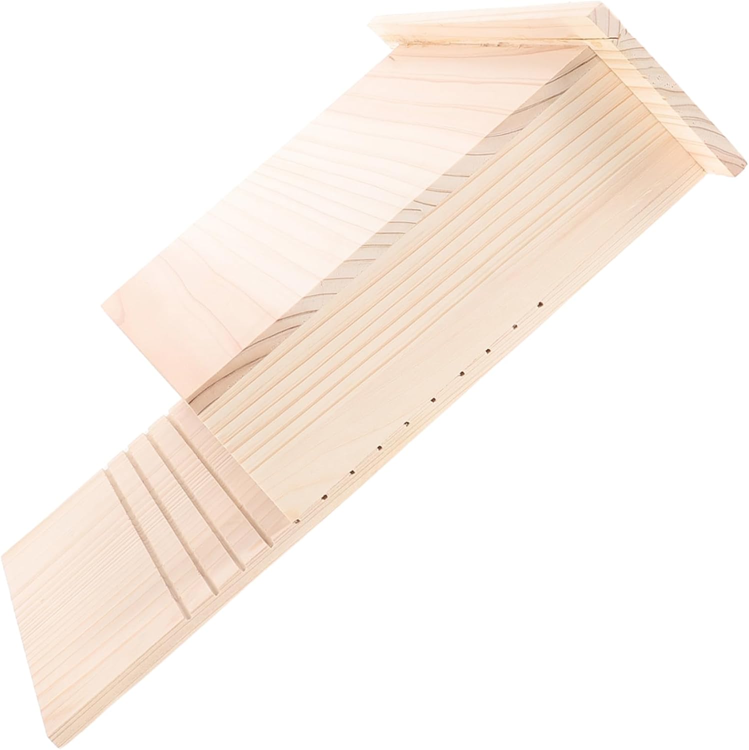 Bat Shelter Handmade Bat House for Outdoor Courtyard Weather-Resistant Pet House Easy to Install for Garden Wildlife Lovers