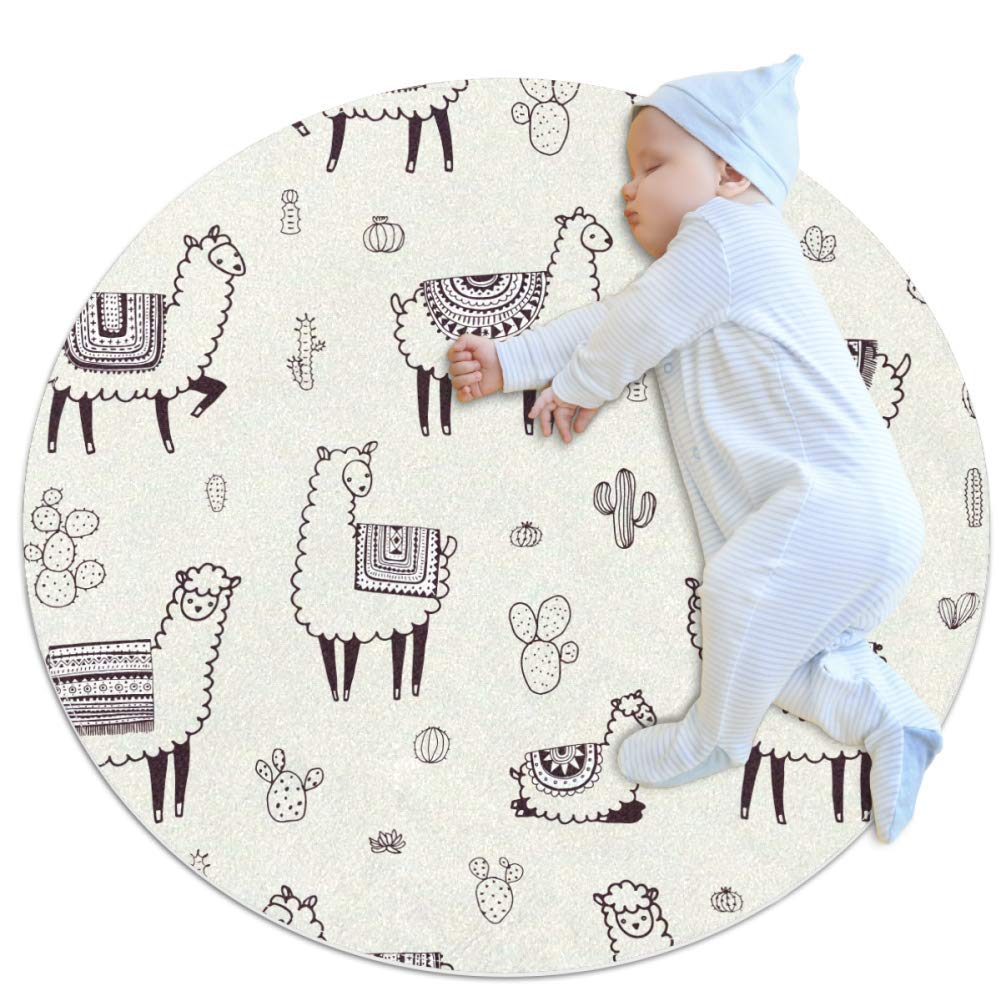 llama play mat