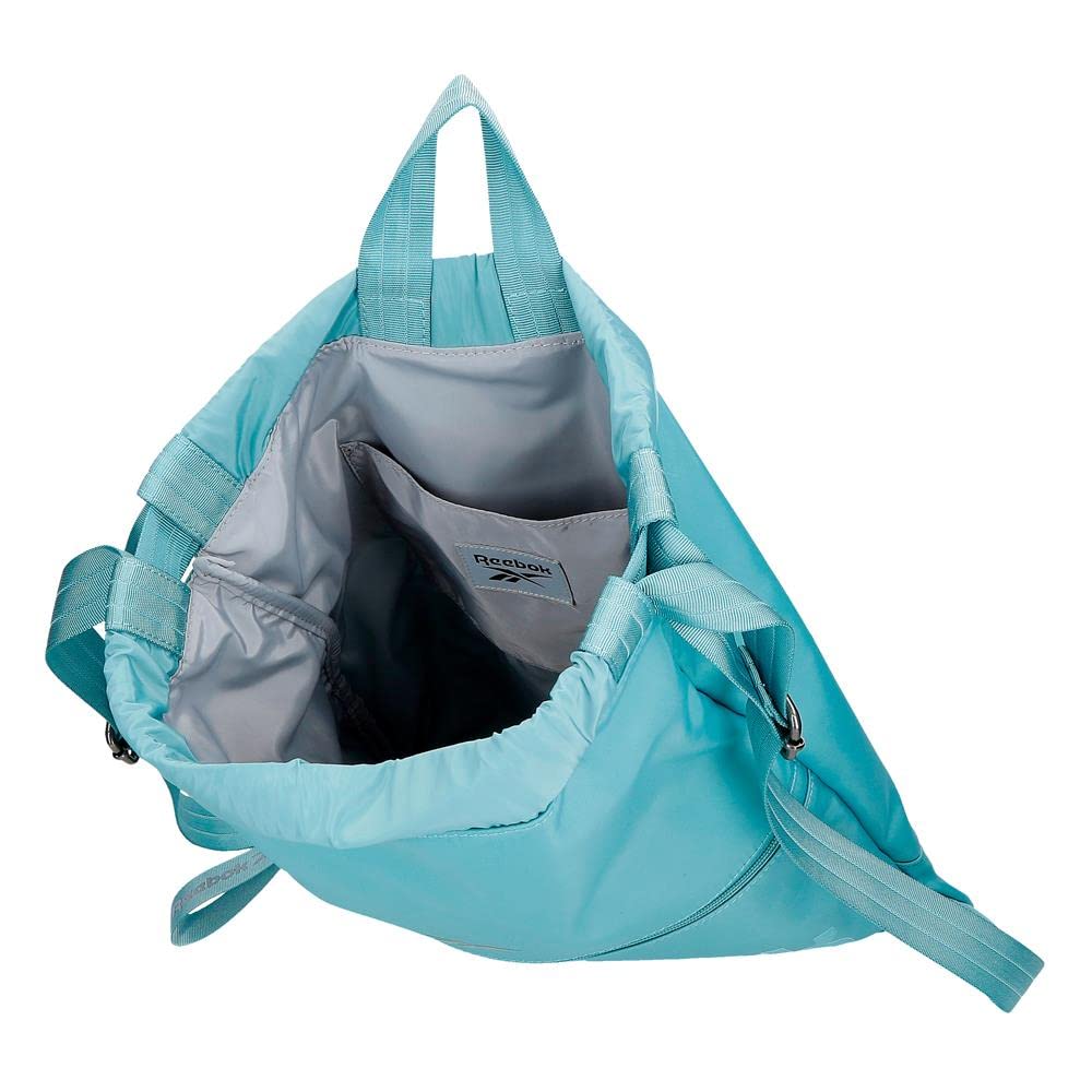 Reebok Linden Two-Compartment Blue Shoulder Bag, 25 x 16 x 6.5 cm, Polyester - Image 4