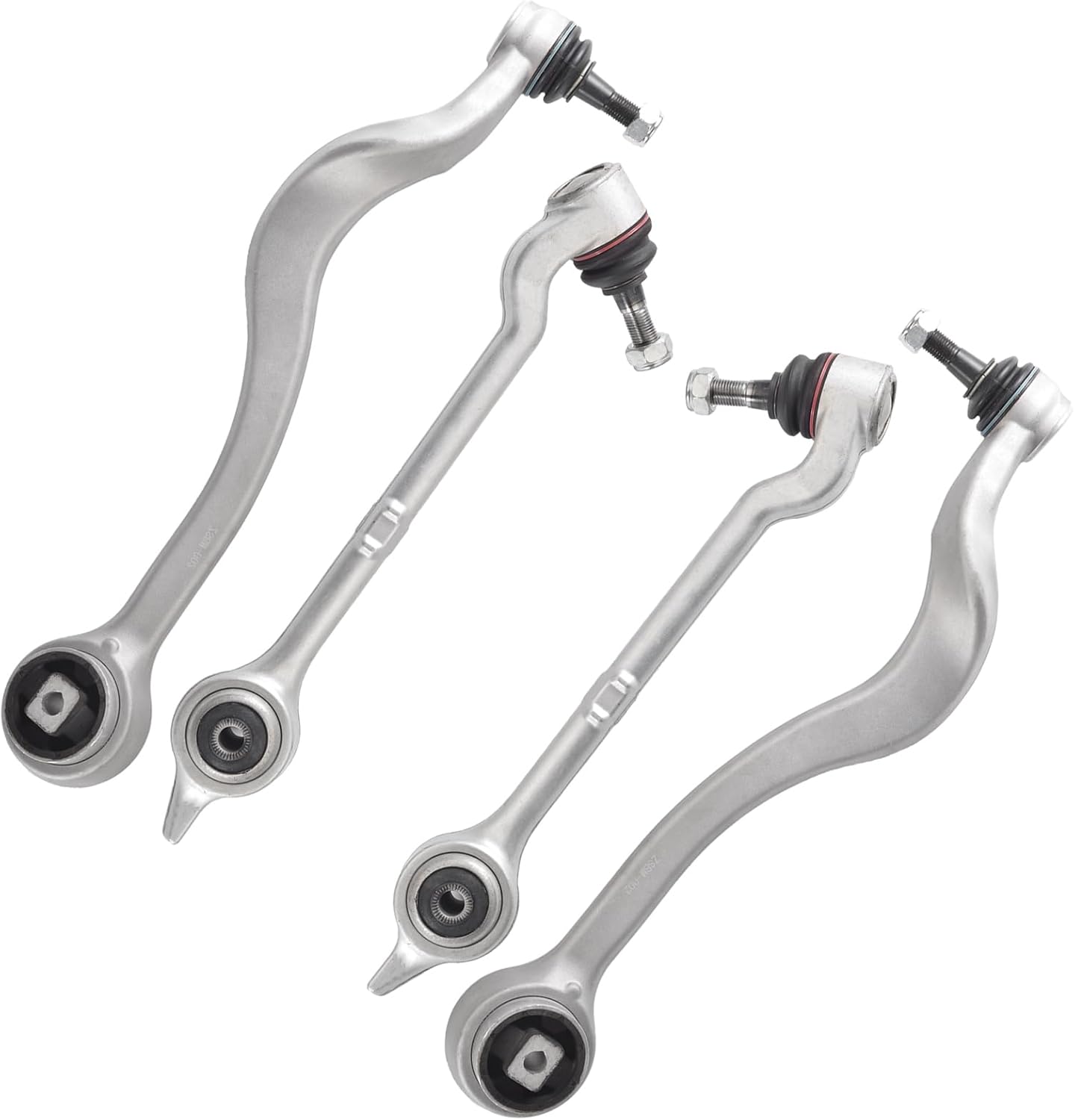 astarpro 4pcs front lower control arm with ball joint assembly forward and rearward compatible with 1997-2003 bmw e39 525i 528i 530i