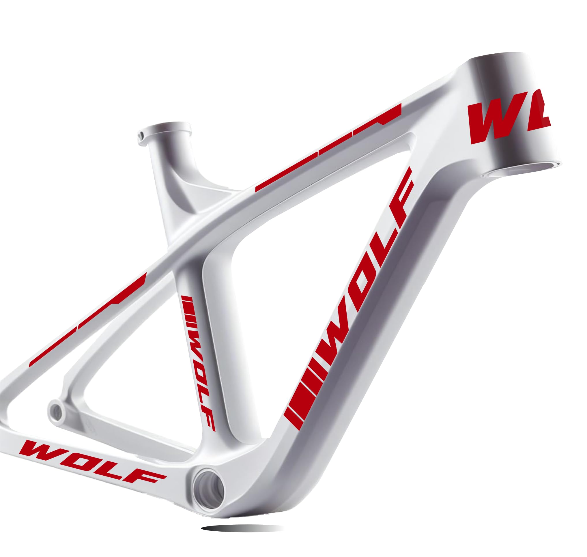 Set 15 Adesivi Stickers Decal Telaio Bici Bicicletta Kit adesivi telaio MTB BDC Universale Protezione COD. B0189 (ROSSO 31)